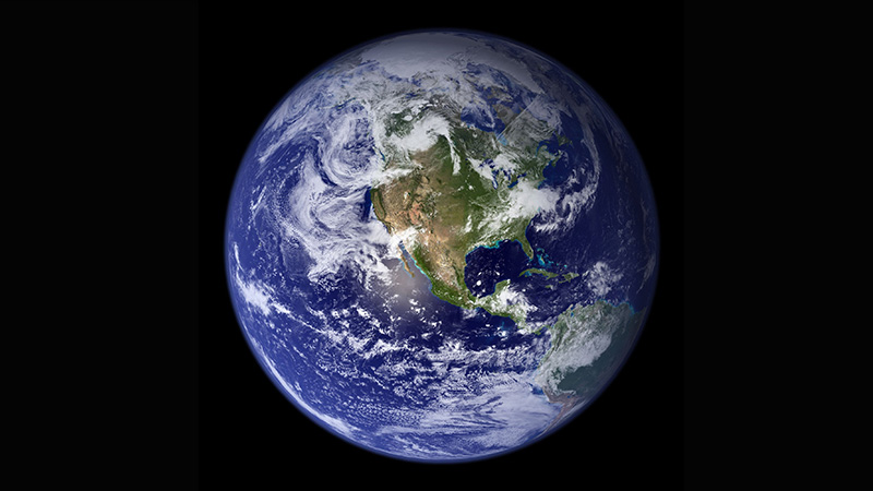 view of the Earth from space